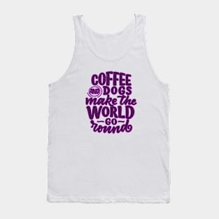 Coffee and Dogs Tank Top